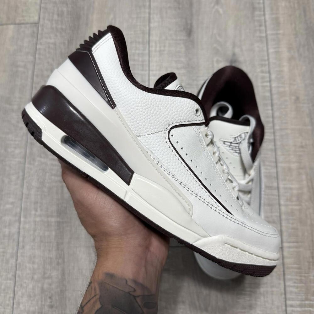 Nike Air Jordan 2/3 Sail Earth Brown FZ4122-120 Size 8.5 Women
